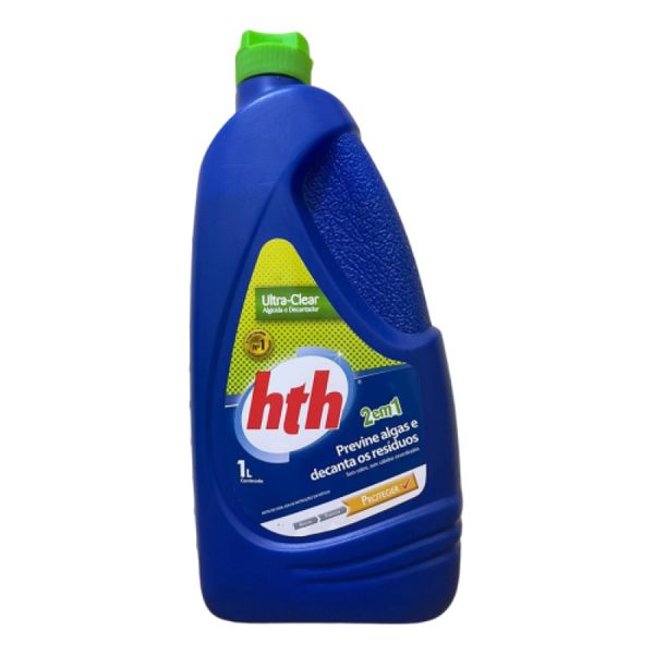HTH Ultra Clear Algicida e Decantador de Piscinas 1L