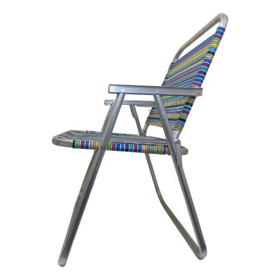 Cadeira De Praia Conforto Oversize 140kg Nylon Ronchetti