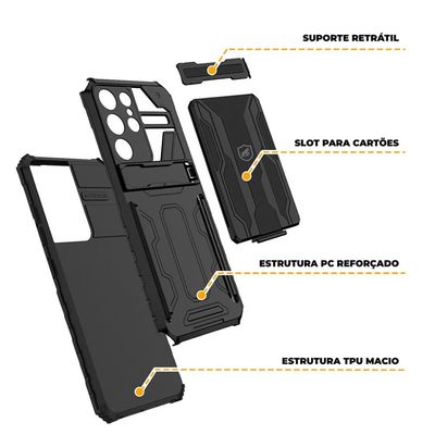 Capa para Samsung Galaxy S24 Ultra - Snap Guardian - Gshield