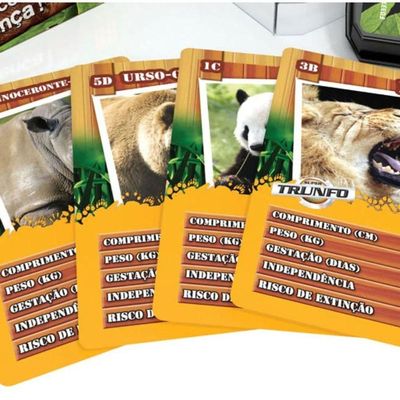Jogo Super Trunfo - Grow - Animais Selvagens