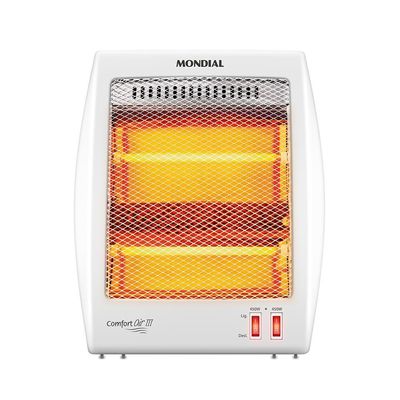 Aquecedor Quartzo Comfort Air III Mondial Branco/Cinza 900w A-16 110V