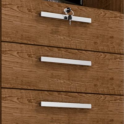 Comoda Rack 2 Portas 4 Gavetas Madri 121 Cm Malbec Incp