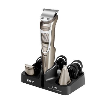 Aparador de Pelos Philco Multigroom 8 em 1 5W PAP16 Bivolt