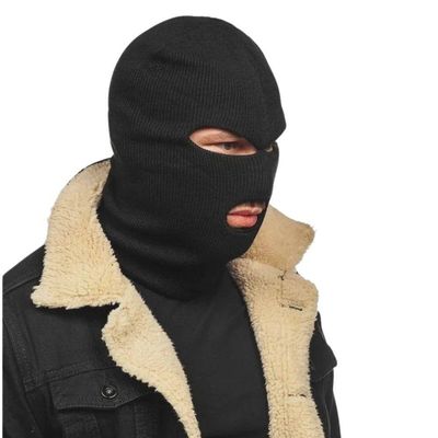 Touca Gorro Lã Preta Ninja Motoqueiro Balaclava - Classe
