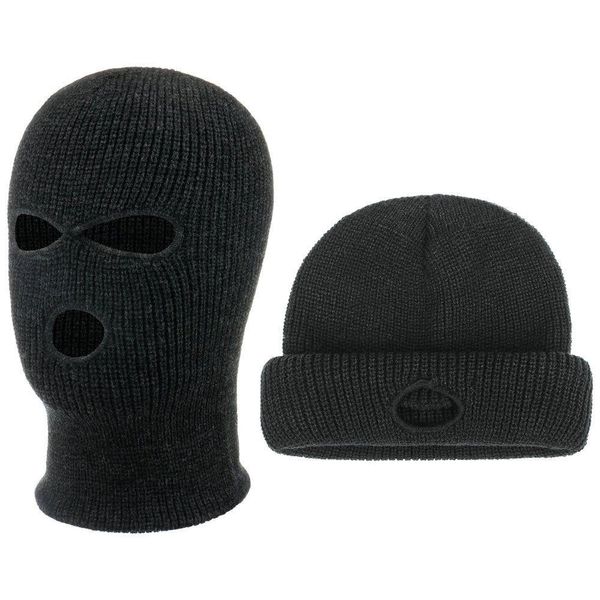 Touca Gorro Lã Preta Ninja Motoqueiro Balaclava - Classe