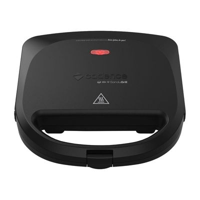 Sanduicheira Elétrica Cadence Sandugrill Preta 220V