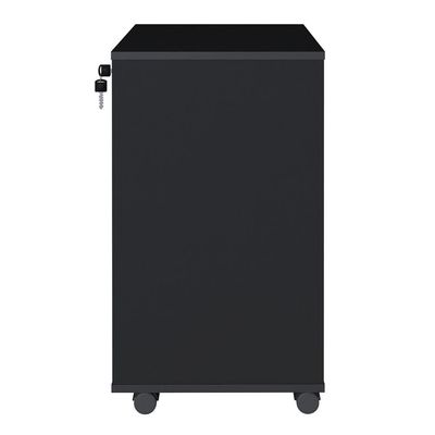 Gaveteiro Artany Bit com 4 Gavetas - Preto