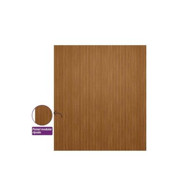 Módulo Ripado 220cm p/ Painel de Sala Nature Fosco - Linea Brasil