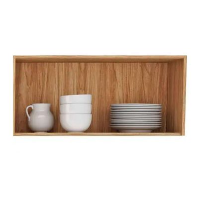 Armário Aéreo p/ Cozinha Torino c/ 1 Porta Basculante 70cm Mel/Off White - Movelbento