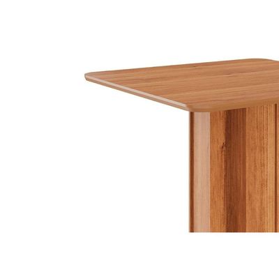 Mesa p/ Cozinha Sophia c/ Tampo Madeirado 95x95cm Cinamomo - Cimol
