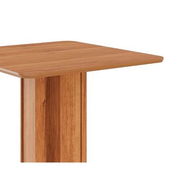 Mesa p/ Cozinha Sophia c/ Tampo Madeirado 95x95cm Cinamomo - Cimol