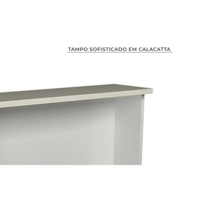 Bancada Ilha Cozinha PH 3068 Ten 120cm Azul/Cinza Argila - Herval