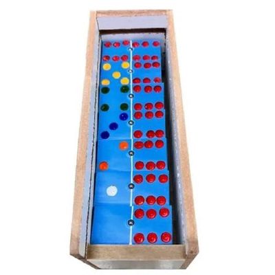 Dominó Profissional de Pvc Tamanho Medio - Espessura 1 Cm com Esfera Cor Azul
