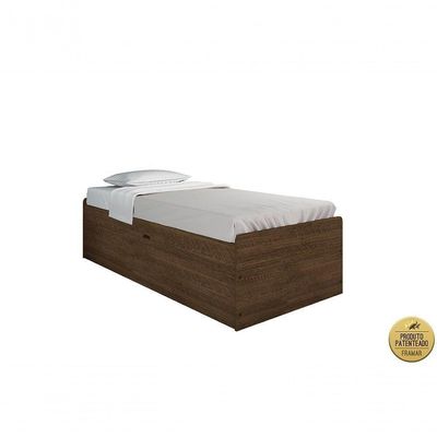 Cama Solteiro Camila Malbec Framar Móveis