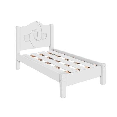 Cama Siena Solteiro Branco - Carmolar