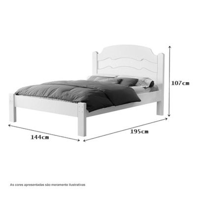 Cama íris Casal Branco Cambel