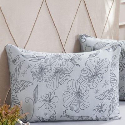 Jogo De Cama Casal Dreams Malha 100% Algodão 138x188x30cm Cinza