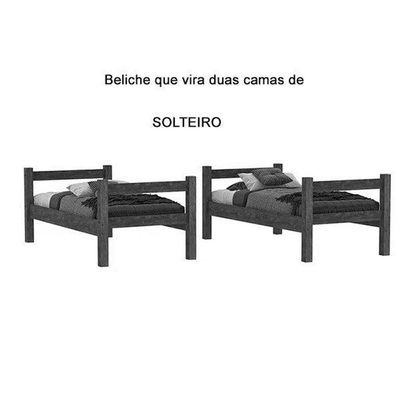 Beliche Letícia Branco Com Colchões - Cambel