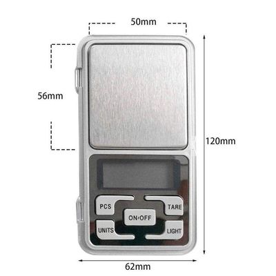Mini Balança Digital Eletrônica De Precisão 0.1-500g Mh-500