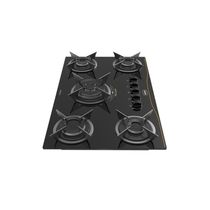 Cooktop 5 Bocas A Gás Tripla Chama Realce Bivolt CR226 Preto Bivolt
