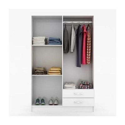 Guarda-roupa Infantil Atalaia 4 Portas 2 Gavetas Branco