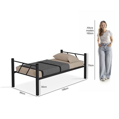 Beliche Em Aço Agata Klm Store Preto