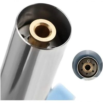 Kit 6 Pc Maçarico Portátil Culinário E 6 Cartuchos De Gás Para Maçaricos