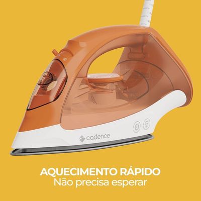 Ferro De Passar Cadence 2 Em 1 Laranja 220V