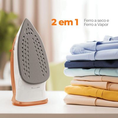 Ferro De Passar Cadence 2 Em 1 Laranja 220V