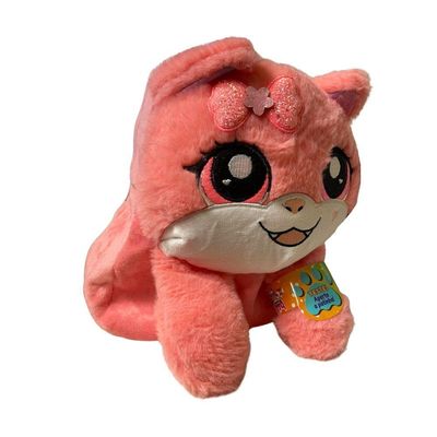 Bolsa Infantil Pet Gato Rosa Levanta Orelhinhas - Polibrinq