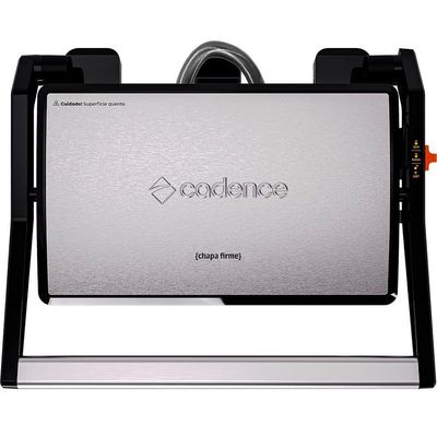 Grill Cadence Inox Chapa Firme 220V