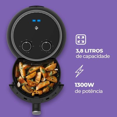 Fritadeira Sem Óleo 3,8L Cadence Super Cook Fryer 110V