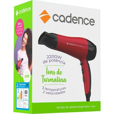 Secador De Cabelos Cadence Rouge Style Ii 220V