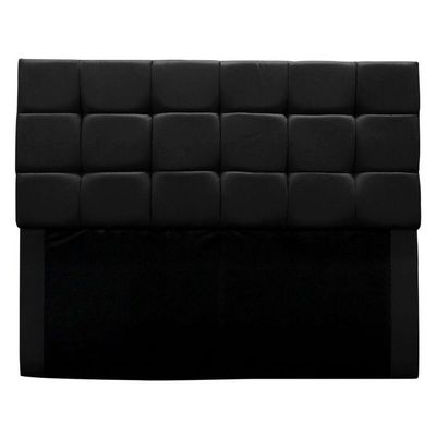 Cabeceira Cama Box Estofada King 195 Cm Bianca Suede Preto