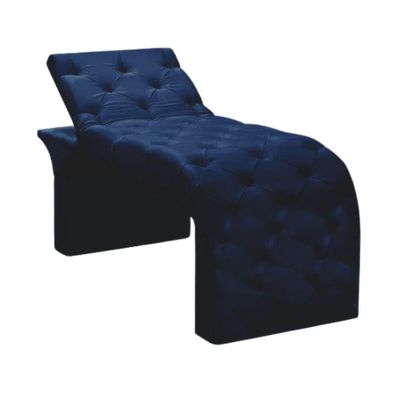 Maca Estofada Estética Cílios Regulável Spa Suede Ana Clara Azul Marinho