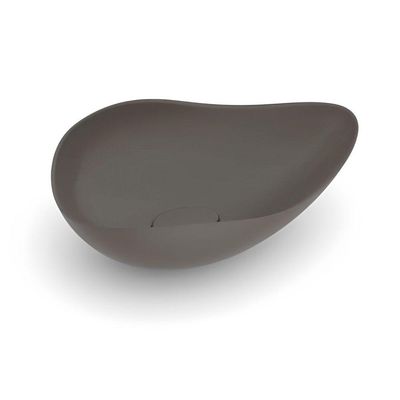 Cuba De Apoio Oval 540x375mm Ruy Ohtake Roca Café Acabamento Fosco - A327a13668