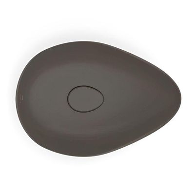 Cuba De Apoio Oval 540x375mm Ruy Ohtake Roca Café Acabamento Fosco - A327a13668
