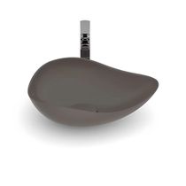 Cuba De Apoio Oval 540x375mm Ruy Ohtake Roca Café Acabamento Fosco - A327a13668