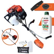 Roçadeira Com óleo Stihl Grhb430 Terra 43cc Eixo Bi-partida