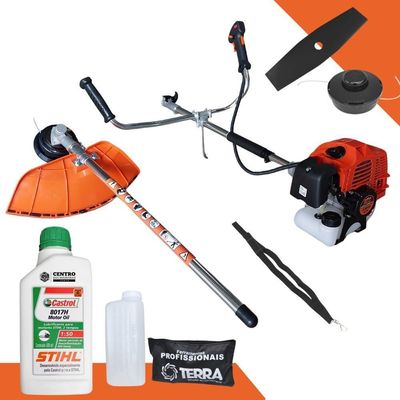 Roçadeira Bipartida Terra Grhb430 43cc 1,7hp + óleo Stihl
