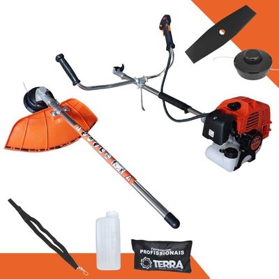 Máquina De Cortar Grama á Gasolina Terra Grhb-430 43cc 1,7hp