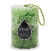 Esponja De Banho Buettner Pote C- 2 Unidades C- Cordão Nylon Verde