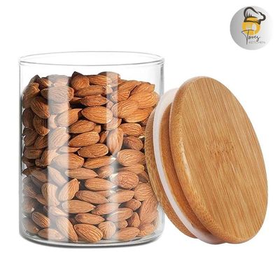 Pote De Vidro 1000ml Hermético Com 2 Unidades Ideal Para Mantimentos