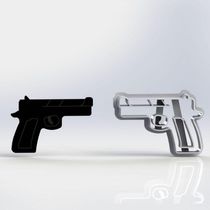 Cortador Free Fire Arma Mod 2 Tamanho 5cm