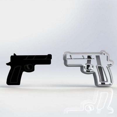 Cortador Free Fire Arma Mod 2 Tamanho 5cm