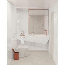 Lixeira Tramontina Luz Slim Swivel Aço Inox Rose 5,5 L Outlet