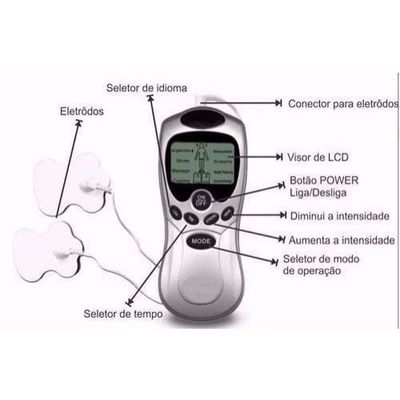 Aparelho Fisioterapia Acupuntura Massageador Digital Cx