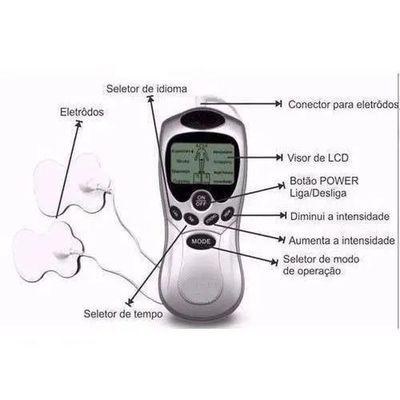 Aparelho Massagem Abdômen Acupuntura Fisioterapia Cx