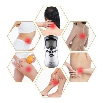 Aparelho Fisioterapia Acupuntura Choque 4 Eletrodo Massagem Para Diversas Dores Cx