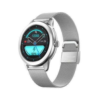 Smartwatch Feminino Smartch Rtl8762c à Prova D'água Prata